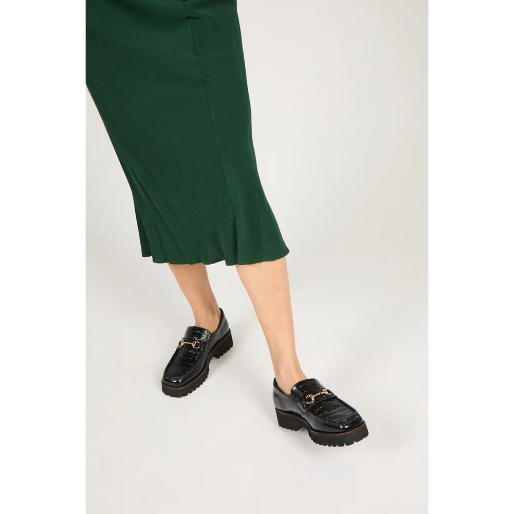 Intentionally Blank Lug Sole Croc Loafers